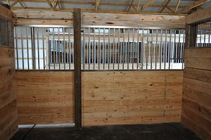 interior horse stall